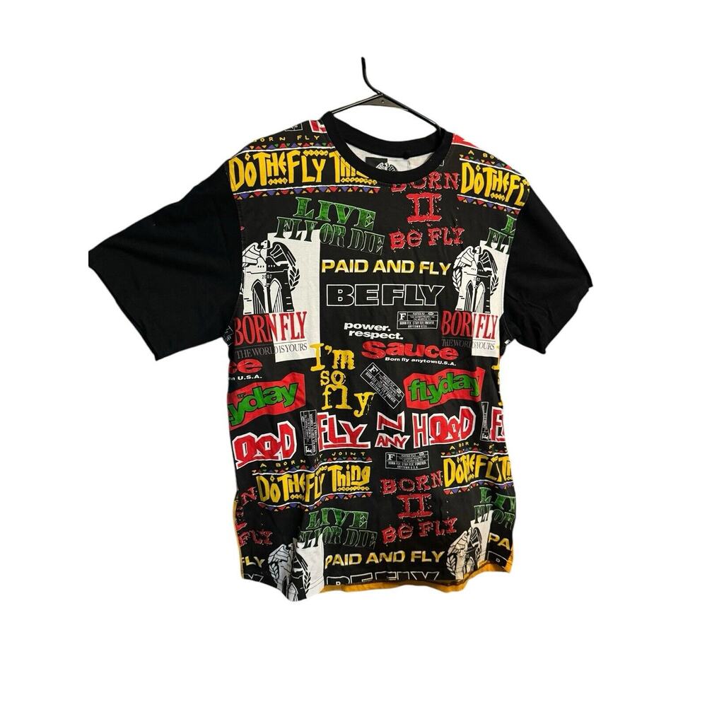 Y2K Born Fly Movie Quotes Mens T Shirt XL
